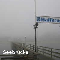 Seebrücke, Nebel an der Ostsee