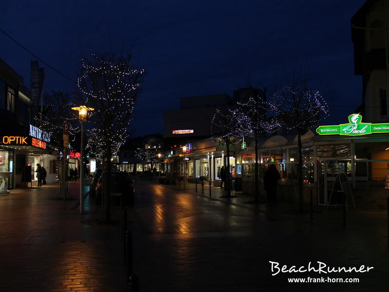 Timmendorfer Platz, Abends an der Ostsee