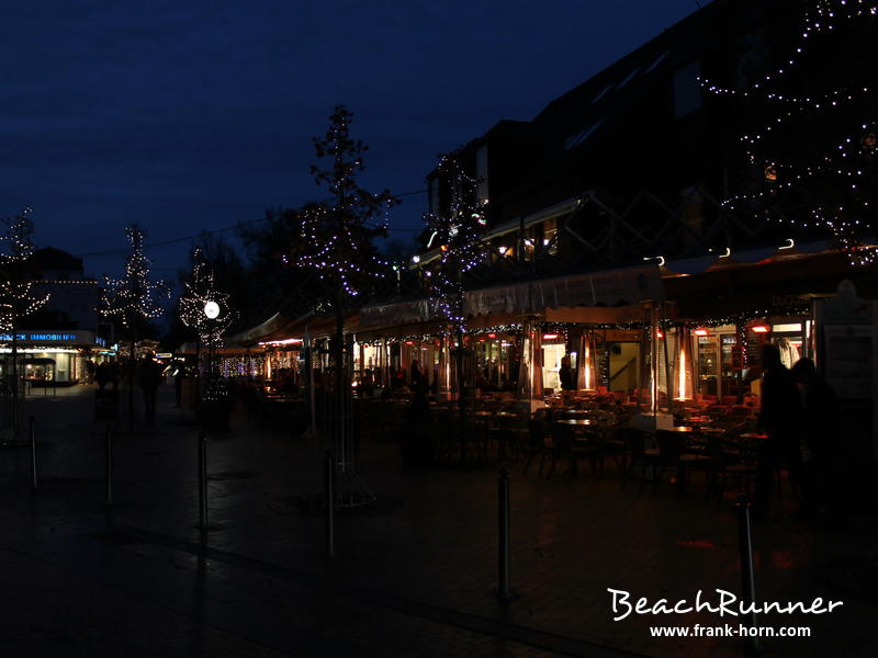 Timmendorfer Platz, Abends an der Ostsee