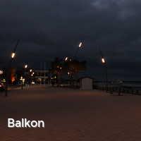 Balkon, Abends an der Ostsee