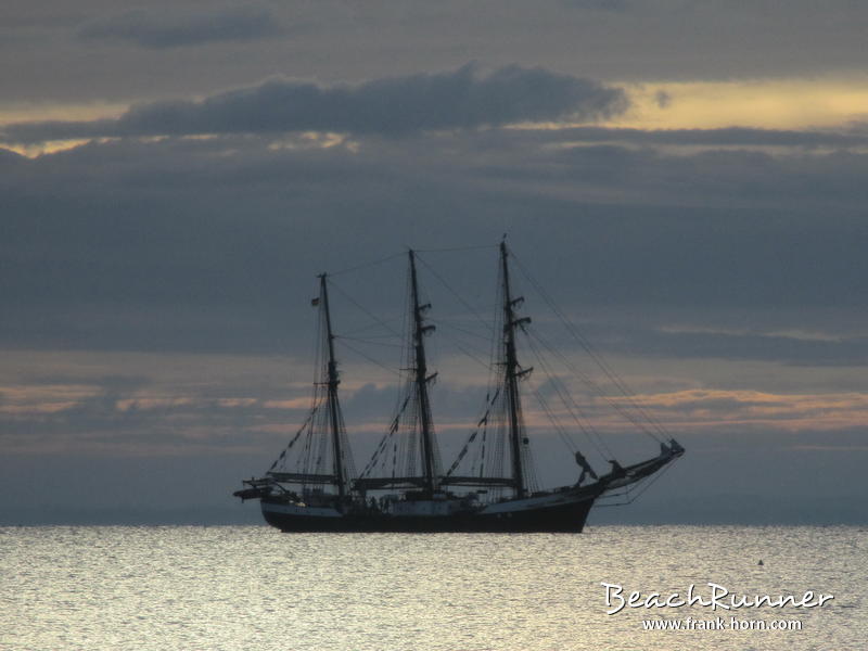 In der Bucht, Haffkrug am Morgen