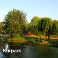 Kurpark, Haffkrug am Morgen