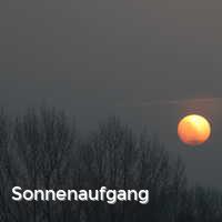 Sonnenaufgang, Haffkrug am Morgen