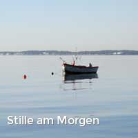 Stille am Morgen, Haffkrug am Morgen