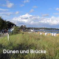 Dünen und Brücke, Haffkrug