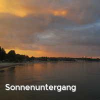 Sonnenuntergang, Haffkrug