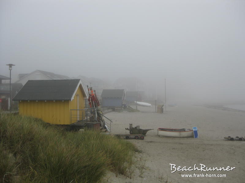 Fischerstrand, Nebel an der Ostsee