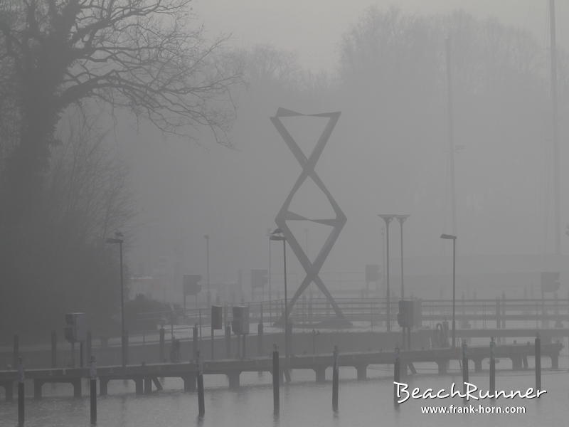 Unt. Jungfernstieg, Nebel an der Ostsee