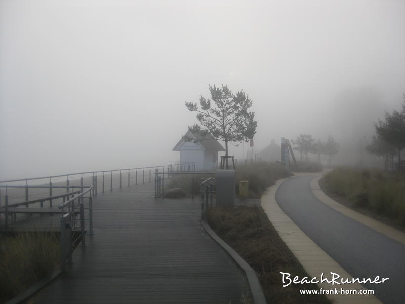 Dünenmeile, Nebel an der Ostsee