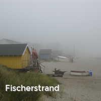 Fischerstrand, Nebel an der Ostsee