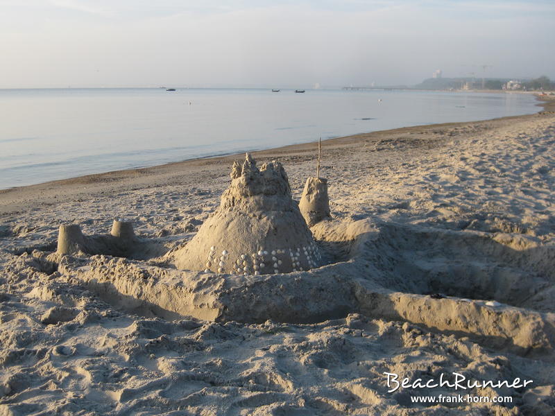 Burg Haffkrug, Strand im Sommer