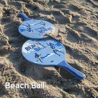 Beach Ball, Strand im Sommer