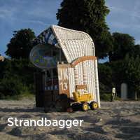 Strandbagger, Strand im Sommer