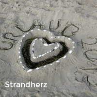 Strandherz, Strand im Sommer