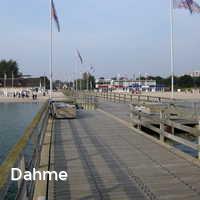 Dahme, Seebrücken an der Ostsee