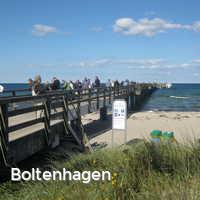 Boltenhagen, Seebrücken an der Ostsee