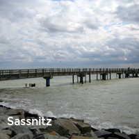 Sassnitz, Seebrücken an der Ostsee