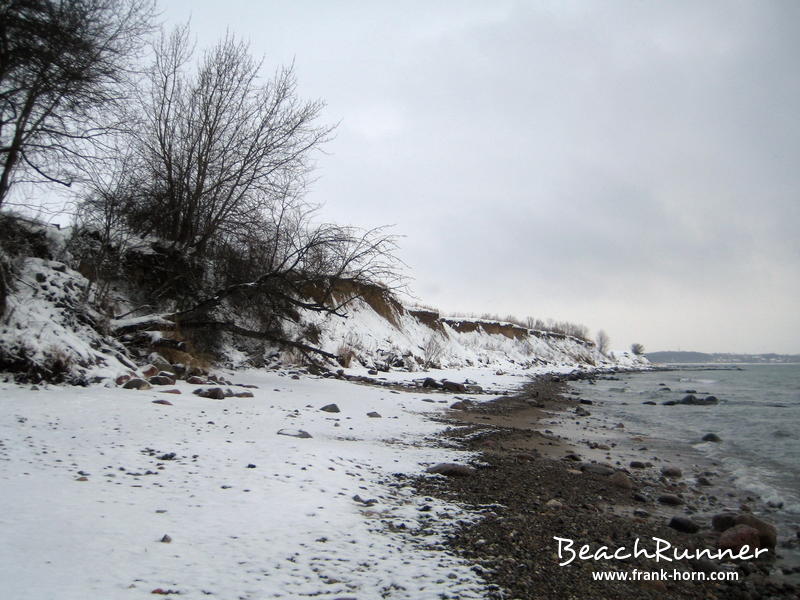 Steilufer, Winter an der Ostsee