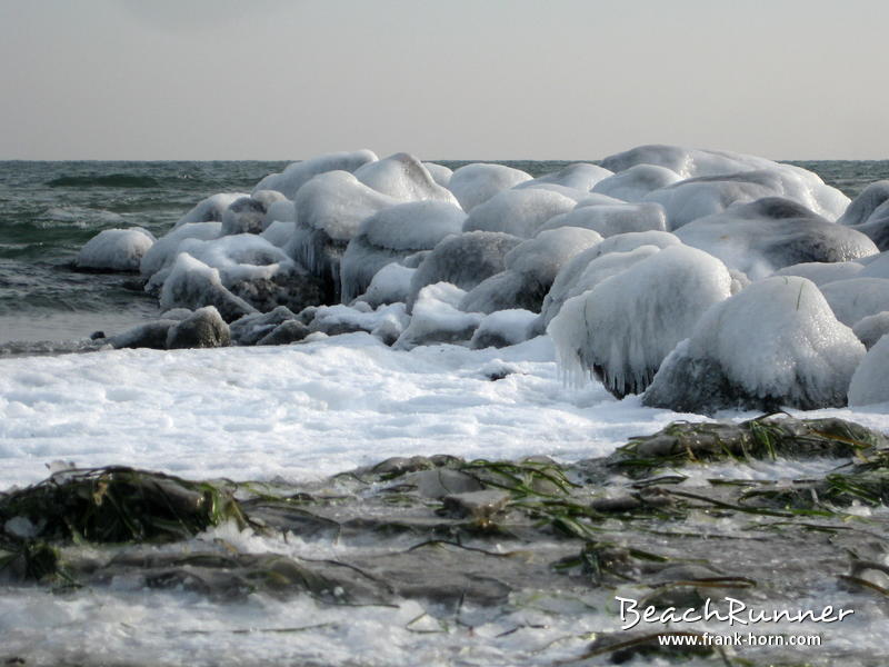 Vereist, Winter an der Ostsee