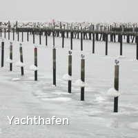 Yachthafen, Winter an der Ostsee