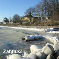 Zähflüssig, Winter an der Ostsee