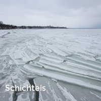 Schichteis, Winter an der Ostsee