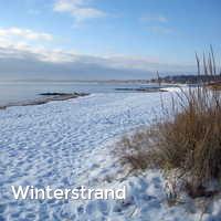 Winterstrand, Winter an der Ostsee