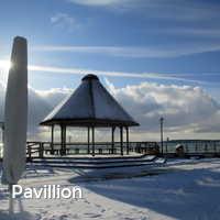 Pavillion, Winter an der Ostsee