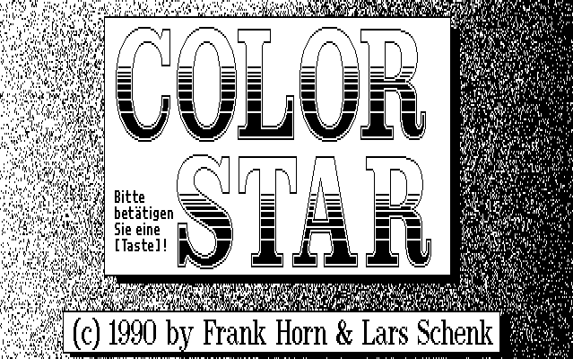 ColorStar Titelbildschirm