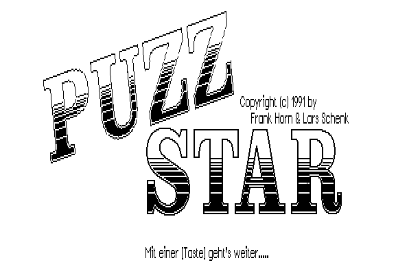 PuzzStar Titelbildschirm